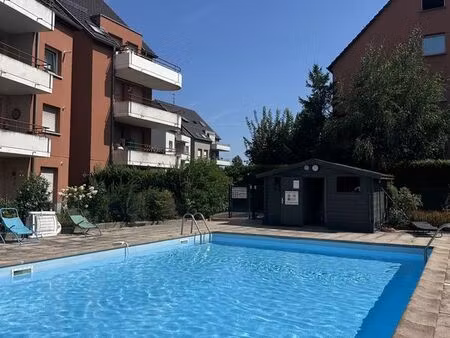 appartement t3 71 m² avec terrasse  parking et piscine