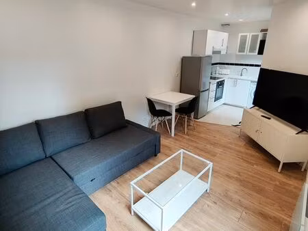 grand f2 avec terrasse meuble et refaità neuf
