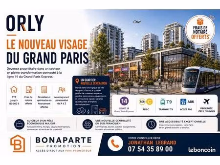 appartement - 5 pièces - orly grand paris