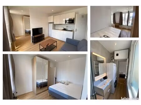 studio/t2 25m2 entièrement rénové (2024) - 950 cc - ivry port - rue lenine