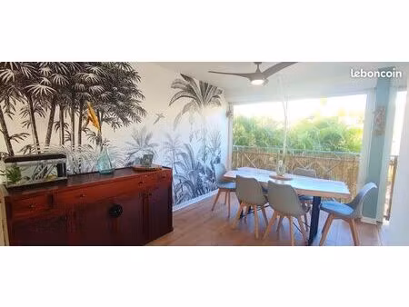 duplex 120 m² – résidence avec piscine – accès port et plage saint-félix