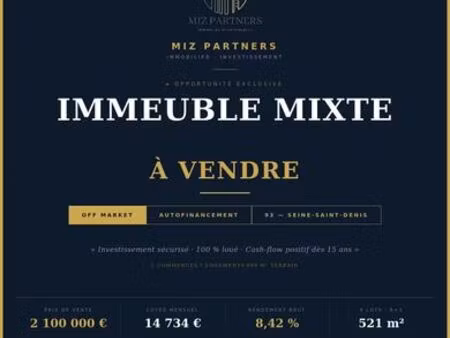 prestigieux immeuble de rapport en vente à le blanc-mesnil  france