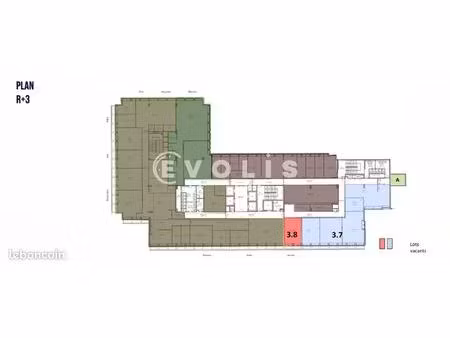 bureaux 278 m²