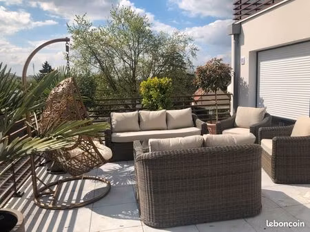 appartement f4 gare ermont eaubonne avec grande terrasse