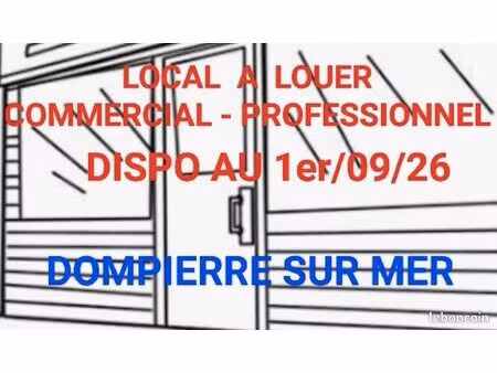 local commercial ou professionnel a louer