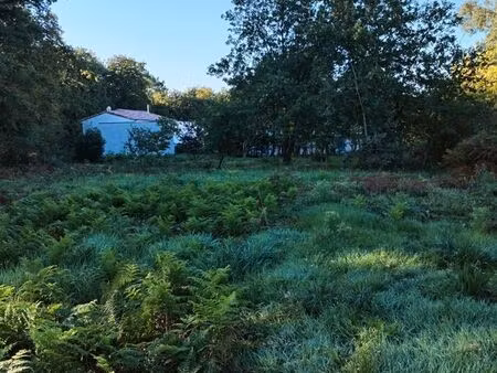 vends terrain à bâtir