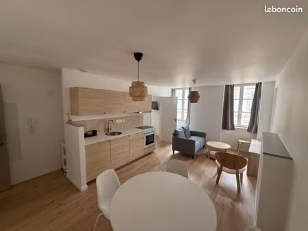 appartement t2 cœur de ville avec jardin