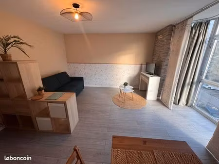 location t1 meublé avec stationnement - disponible immédiatement