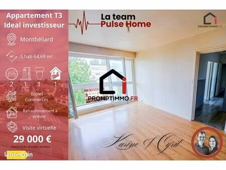 appartement 4 pièces 65 m²