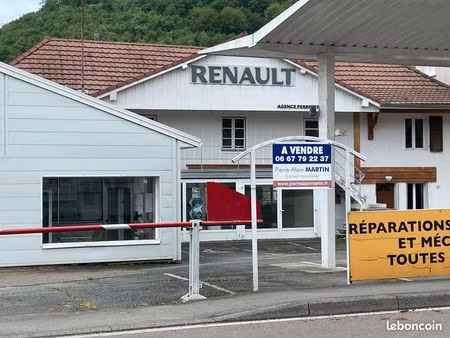 locaux 216 m² (ancien garage automobile renault) avec logement - pont de roide