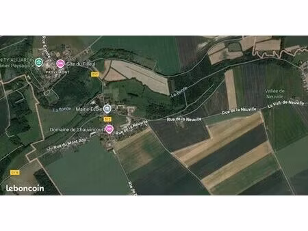 terrain 2 000 m² chauvincourt provemont
