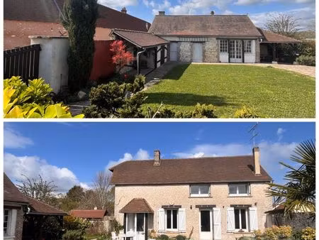 maison de charme 134m2 + jardin arboré à moins d’1h de paris