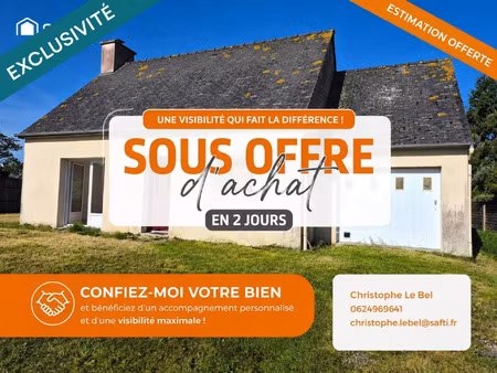 vente maison 3 pièces 54 m² trélivan (22100)