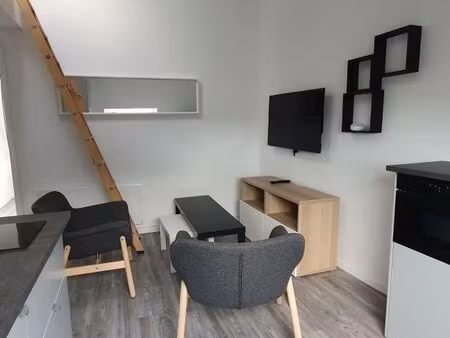 location t2 meublé - 24 m² - nantes mairie de chantenay