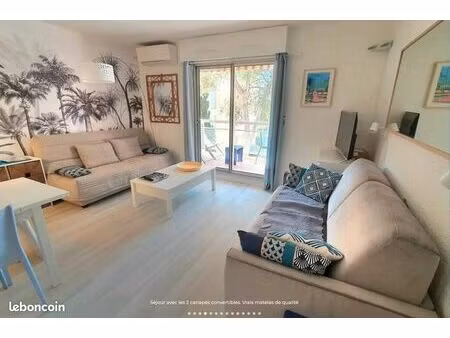 studio + terrasse à 200 m. de la plage