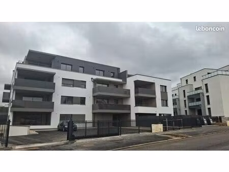 thionville elange: t2 neuf rez de jardin