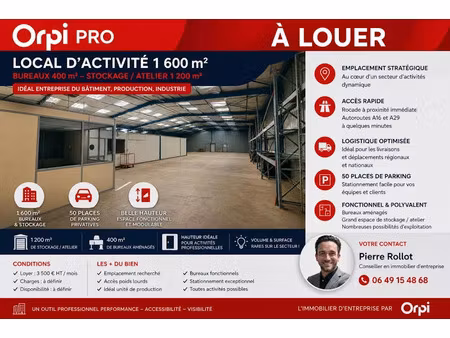 location locaux professionnels à rivery (80136)  nan €