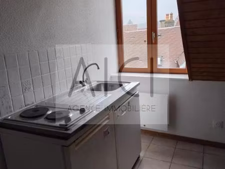 studio en duplex en plein centre ville sans vis à vis comprenant un séjour avec coin cuisi