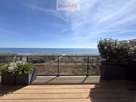 appartement d'exception en rooftop avec vues mer et canigou