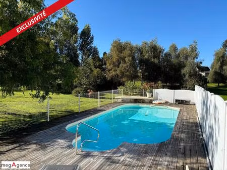 maison de plain pied pmr récente 4 chambres avec piscine hors sol