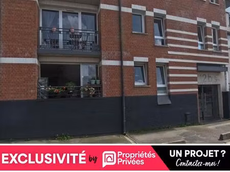 valenciennes centre   appartement 2 pièces lumineux avec balcon et garage fermé