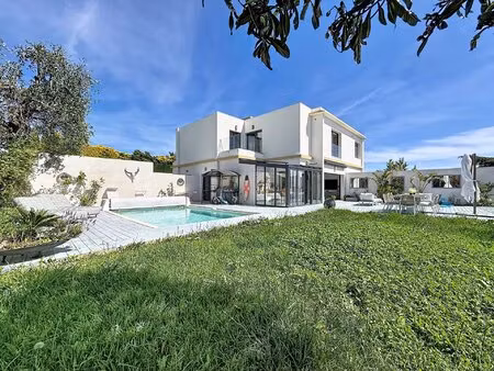 villa contemporaine - nice st pierre de feric - vue mer - piscine