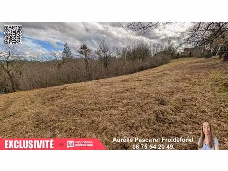 5 min de brive - terrain constructible tout-a-l'egout - 3100 m2 - 44 990 euros