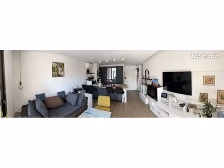 loue meublé 2 pièces rez jardin hauts de vaugrenier