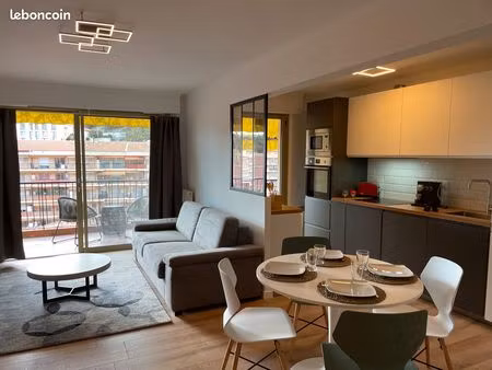 a louer - appartement 2p meublé de 55m2