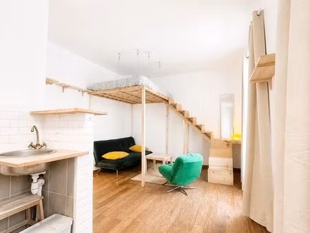 studio meublé rénové – paris 20e – disponible immédiatement