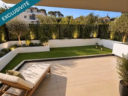 saint-raphaël  appartement 3 pièces avec jardin.