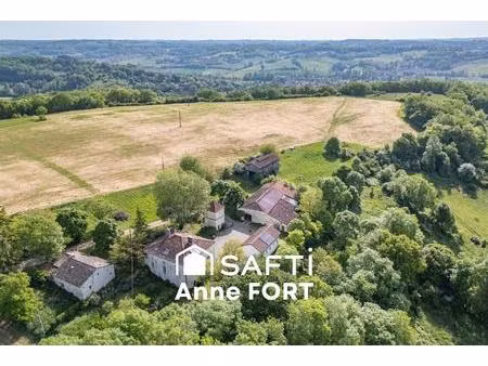 propriété au charme unique avec 17 hectares  entre agen et villeneuve-sur-lot