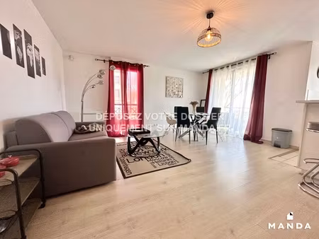 joli t3 meublé avec balcon et parking - bussy-saint-georges