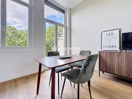 appartement t2 neuf meublé avec balcon et buanderie