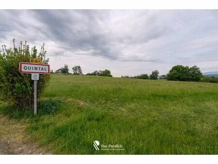 terrain constructible de 551 m² à quintal - permis accepté
