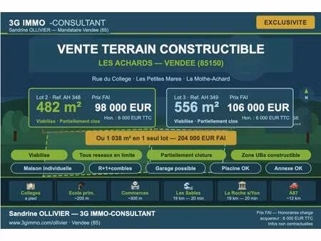 terrain constructible