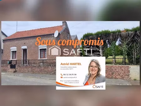 vente maison 3 pièces 75 m² à beaurevoir (02110)  65 000 €