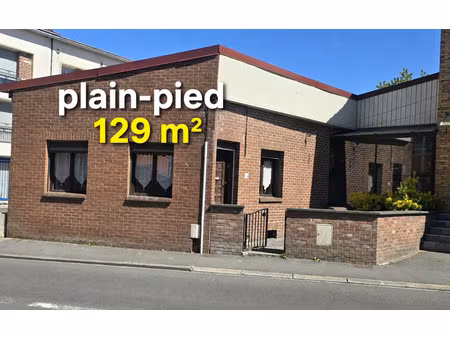 plain pied non mitoyen de plus de 120 m² habitable ( 3 chambres  jardin  garage)