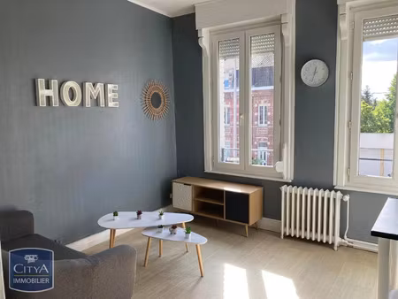 appartement à louer 1 pièce 27.45 m² - béthune (62) - 470€