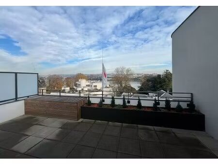 retour de lot - enghien les bains - vue lac - terrasse - duplex