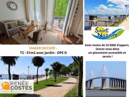 viager occupé - f73 ans - st nazaire (44600)