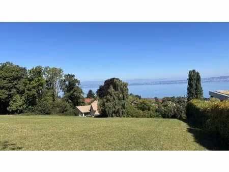 neuvecelle - terrain de 3 650 m² - vue lac panoramique
