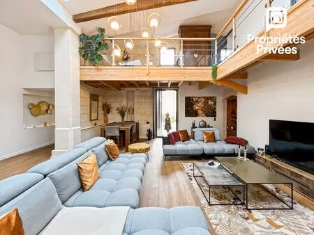 maison en pierre 215 m² avec piscine et carrière  cambes proche bordeaux