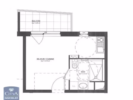 location appartement 1 pièce 20m² strasbourg 67200