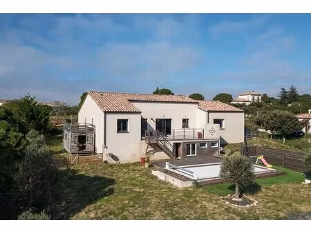 carcassonne - aragon villa t5 192m² (165m² hab.) avec guest house  piscine  et garage