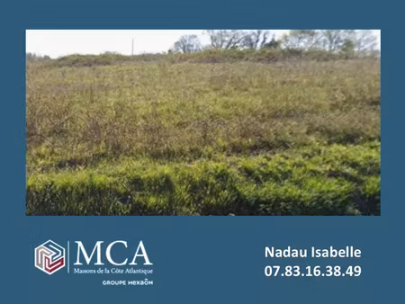 vente terrain 500 m² cartelègue (33390)