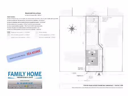 achat terrain 340m² villeparisis 77270