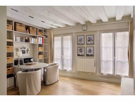 achat appartement 1 pièce 19m² paris 4ème