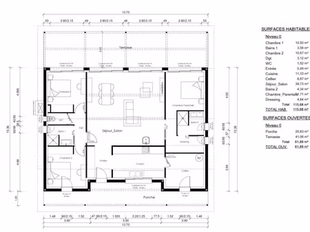 vente maison à construire 116 m² hourtin (33990)