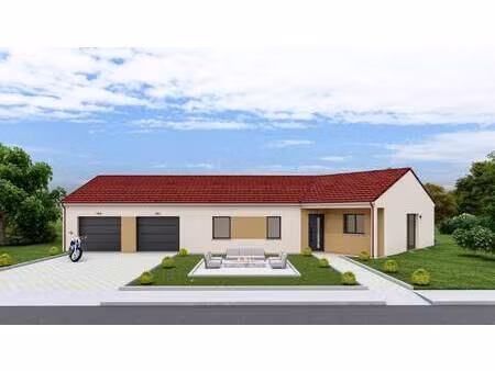 terrain avec maison neuve à vendre